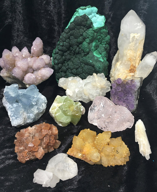 Crystal and Mineral Specimens, Clusters and Points