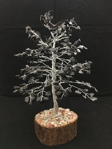 Gemstone Tree Black Agate