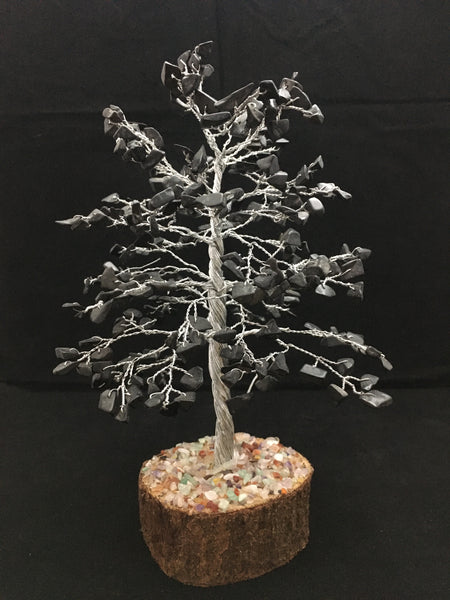 Gemstone Tree Black Agate