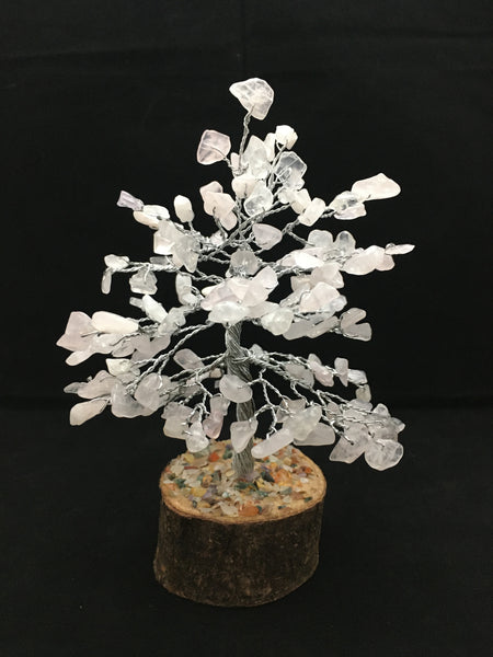 Gemstone Tree Rose Quartz - Small