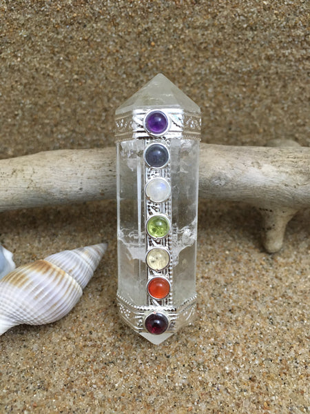 Healing Wand Clear Quartz Chakra Wand - 65mm