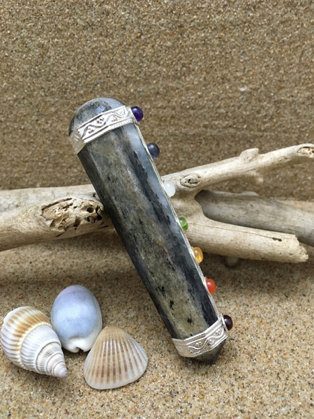 Healing Wand Labradorite Chakra Wand - 95mm