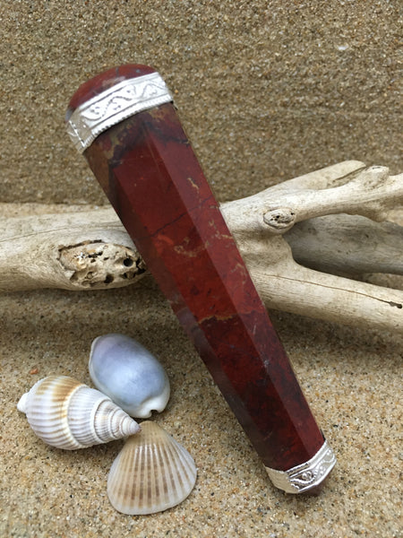 Healing Wand Red Jasper Chakra Wand - 104mm