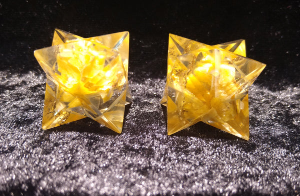 Orgonite Merkabah Star Yellow Aventurine - 40mm