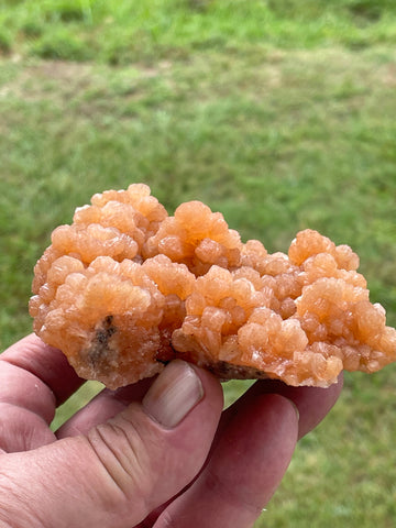 Orange Stilbite Cluster